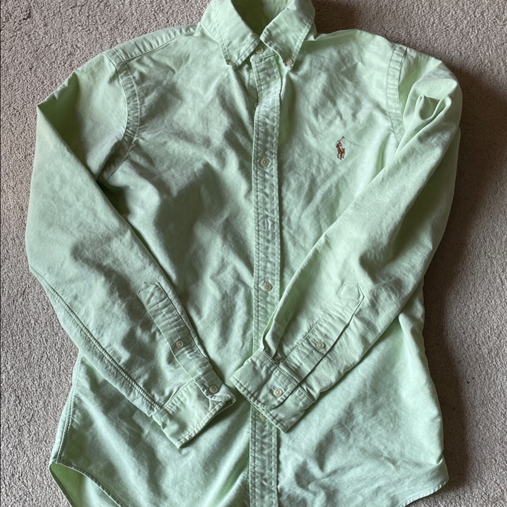Polo by Ralph Lauren Mint Green Button Down Shirt